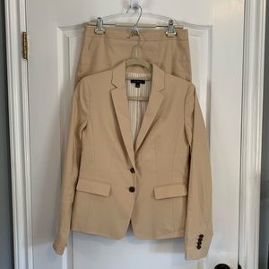 Ann Taylor linen suit (blazer, skirt and pants)